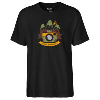 Herren T-Shirt Enjoy travelling Kamera