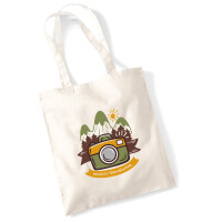 Jutebeutel Enjoy travelling Kamera 10 Liter