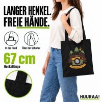 Jutebeutel Enjoy travelling Kamera 10 Liter