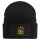 Beanie mit Patch Enjoy travelling Kamera Black