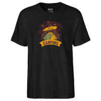 Herren T-Shirt let´s go camping Zelt