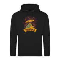 Unisex Hoodie let´s go camping Zelt
