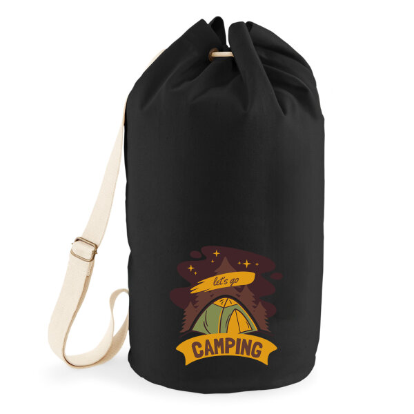 Seesack let´s go camping Zelt 20 Liter Black