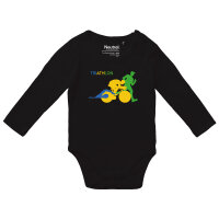 Baby Body Triathlon Schwimmen, Radfahren und Laufen