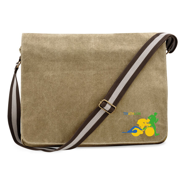 Umhängetasche Triathlon Schwimmen, Radfahren und Laufen 14 Liter