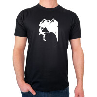Herren T-Shirt Klettern Silhouette