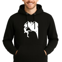 Unisex Hoodie Klettern Silhouette