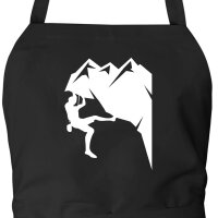 Sch&uuml;rze Klettern Silhouette