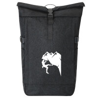 Kurierrucksack Klettern Silhouette 30-44 Liter Black Melange