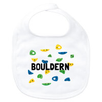 Baby Lätzchen Bouldern Kletterwand Klettverschluss