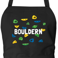 Schürze Bouldern Kletterwand mit Taschen