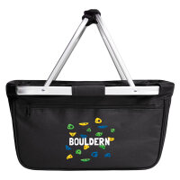 Einkaufskorb faltbar Bouldern Kletterwand 20 Liter Black