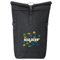 Kurierrucksack Bouldern Kletterwand 30-44 Liter Black...