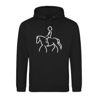 Unisex Hoodie Reiten Pferd