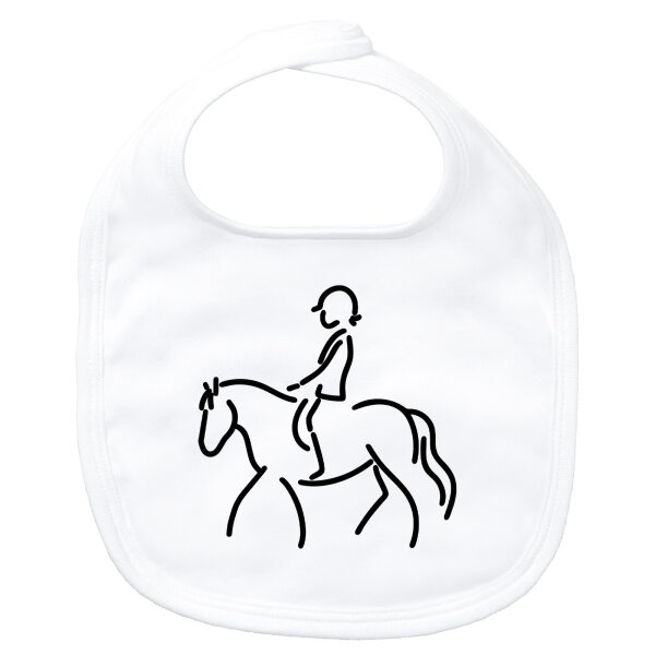 Baby Lätzchen Reiten Pferd Klettverschluss