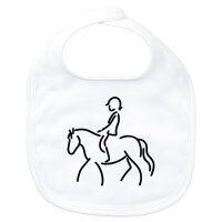 Baby Lätzchen Reiten Pferd Klettverschluss