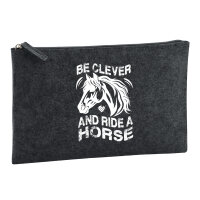 Kulturbeutel ride a horse Pferd 1 Liter Charcoal
