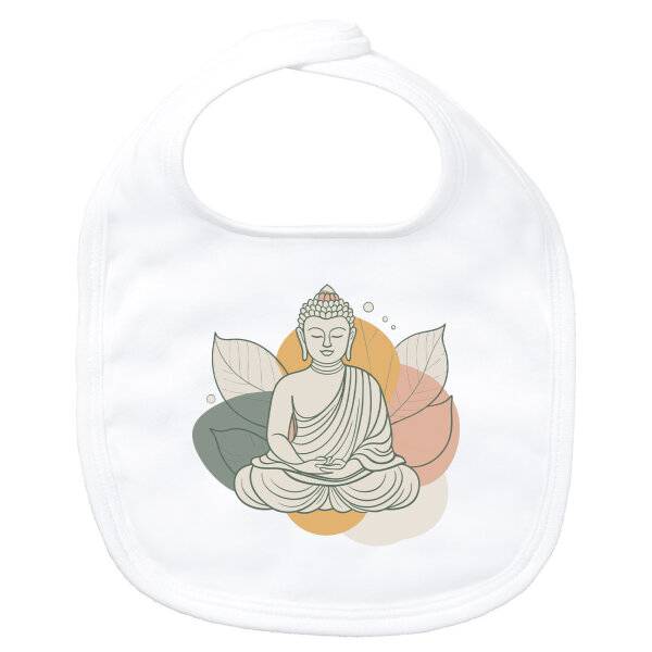 Baby Lätzchen Buddha Buddhismus Klettverschluss