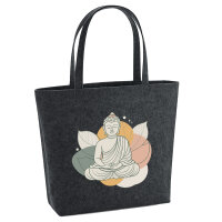 Filz Shopper Buddha Buddhismus 22 Liter