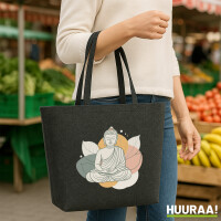Filz Shopper Buddha Buddhismus 22 Liter