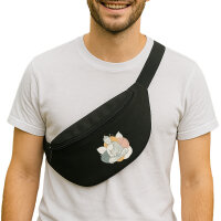 Bauchtasche Buddha Buddhismus 2,5 Liter Black