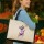 Jutetasche Fox Terrier Colorful 21 Liter Black