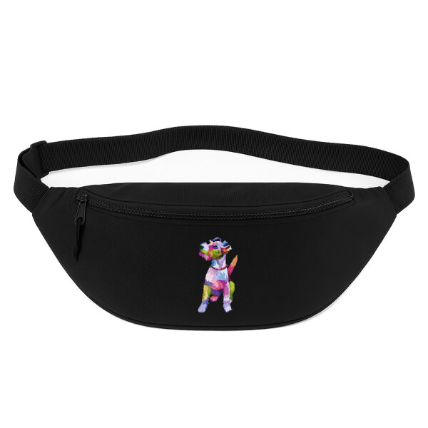 Bauchtasche Fox Terrier Colorful 2,5 Liter Black