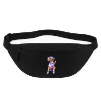 Bauchtasche Fox Terrier Colorful 2,5 Liter Black