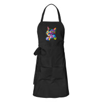 Sch&uuml;rze Katze Colorful mit Taschen