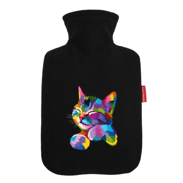 Wärmflasche Katze Colorful