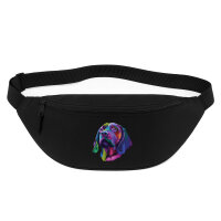 Bauchtasche Labrador Colorful 2,5 Liter Black
