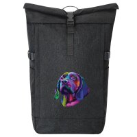 Kurierrucksack Labrador Colorful 30-44 Liter Black Melange