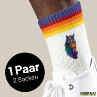 Unisex Socken Pferdekopf Colorful Baumwolle