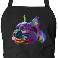 Schürze Mops Colorful mit Taschen