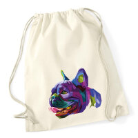 Turnbeutel Mops Colorful 12 Liter