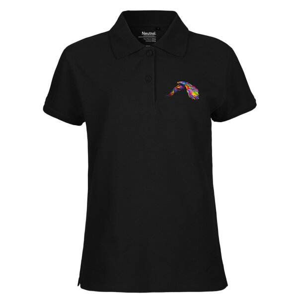 Damen Polo Shirt Adler Colorful