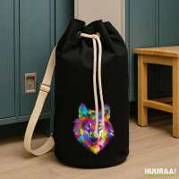 Seesack Wolf Colorful 20 Liter Black
