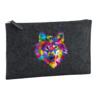 Kulturbeutel Wolf Colorful 1 Liter Charcoal