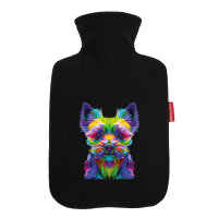 Wärmflasche Yorkshire Terrier Colorful