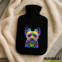 Wärmflasche Yorkshire Terrier Colorful