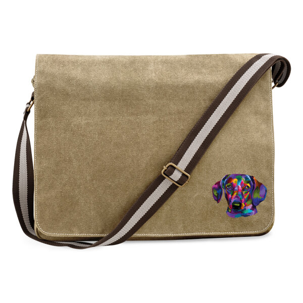 Umhängetasche Dackel Colorful 14 Liter