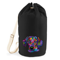 Seesack Dackel Colorful 20 Liter Black