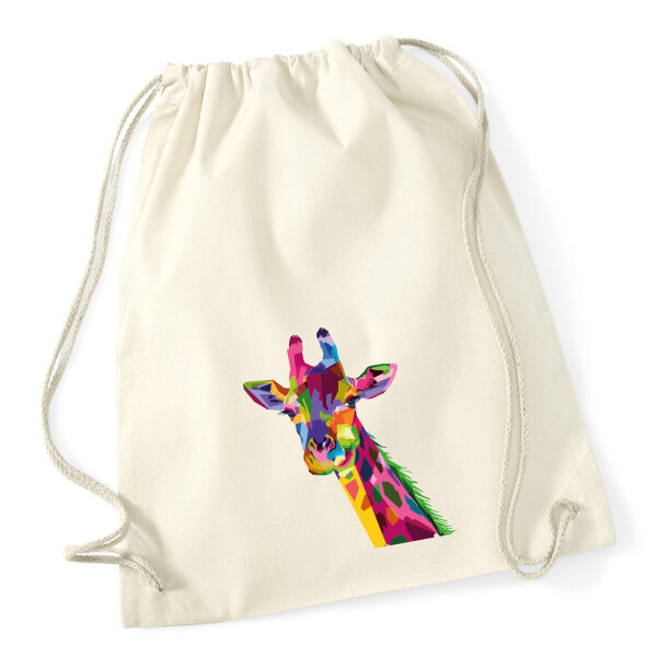 Turnbeutel Giraffe Colorful 12 Liter