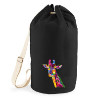 Seesack Giraffe Colorful 20 Liter Black