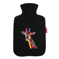 Wärmflasche Giraffe Colorful