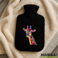 Wärmflasche Giraffe Colorful
