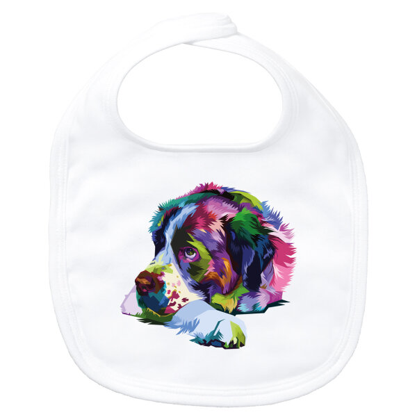 Baby Lätzchen Bernhardiner Colorful Klettverschluss