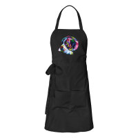 Sch&uuml;rze Bernhardiner Colorful mit Taschen