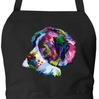 Sch&uuml;rze Bernhardiner Colorful mit Taschen