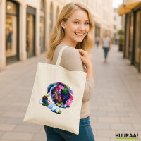 Jutebeutel Bernhardiner Colorful 10 Liter